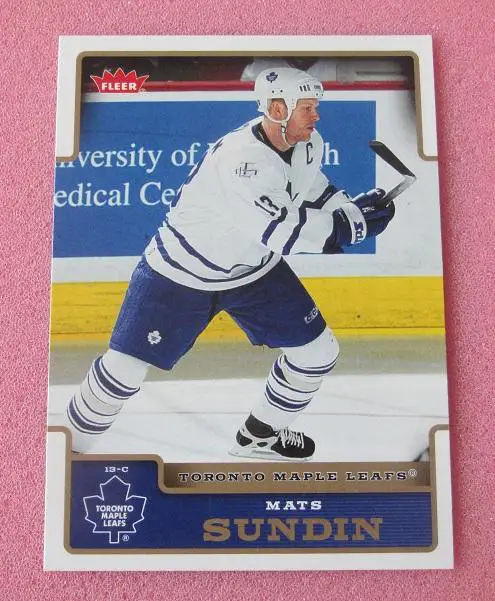 НХЛ Матс Сундин Торонто Мэйпл Лифс № 179