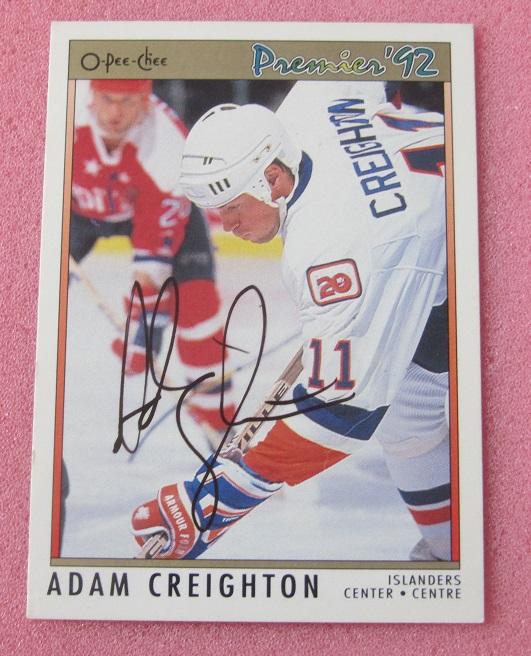 карточка автограф Адам Крейтон Канада Нью-Йорк Айлендерс НХЛ 271