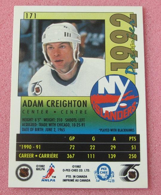 карточка автограф Адам Крейтон Канада Нью-Йорк Айлендерс НХЛ 271 1