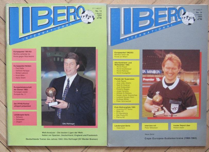 Libero (IFFHS) номера с 11 по 20 за 1993-1995 футбольная статистика 2