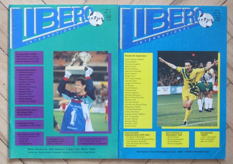 Libero (IFFHS) номера с 11 по 20 за 1993-1995 футбольная статистика 4
