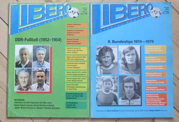 Libero (IFFHS) номера дополнительные с 1 по 8 за 1991-1993 футбольная статистика 1