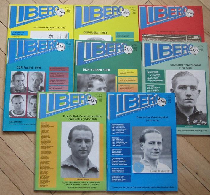Libero (IFFHS) номера дополнительные с 9 по 16 за 1994-1998 футбол статистика