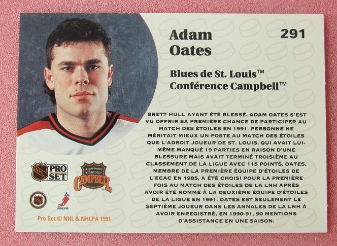 НХЛ Адам Оутс Сент-Луис Блюз № 291 1