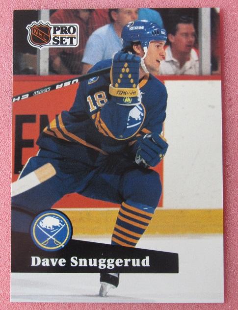 НХЛ Дейв Снуггеруд Баффало Сейбрз № 18