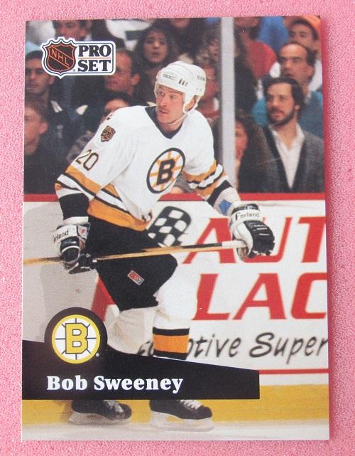 НХЛ Боб Суини Бостон Брюинз № 6