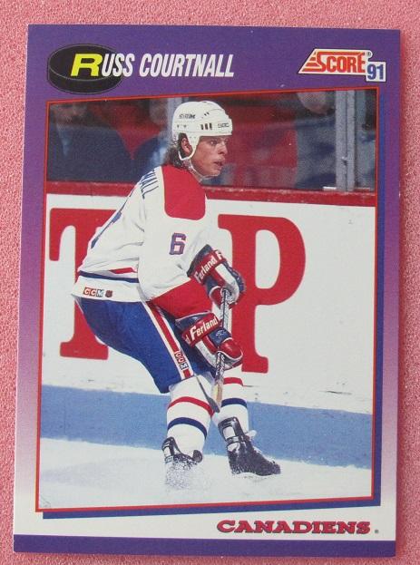 НХЛ Рассел Куртнолл Монреаль Канадиенс № 42