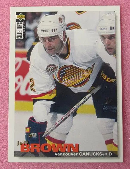 НХЛ Джефф Браун Ванкувер Кэнакс № 301