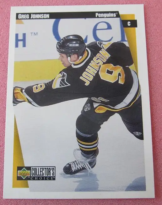 НХЛ Грег Джонсон Питтсбург Пингвинз № 206