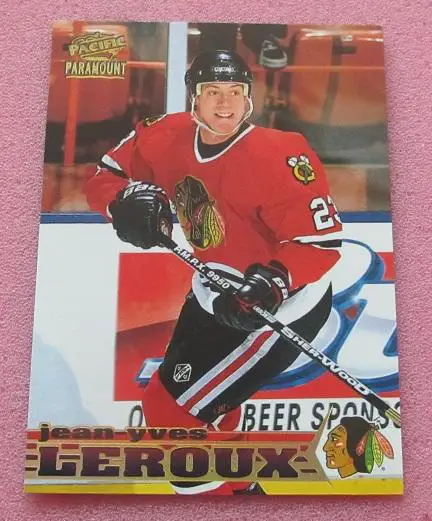 НХЛ Жан-Ив Леру Чикаго Блэкхокс № 49