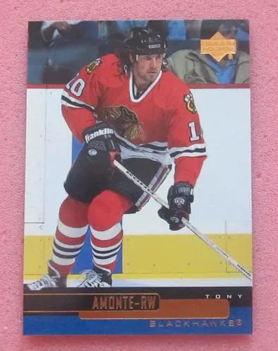 НХЛ Тони Амонте Чикаго Блэкхокс № 37