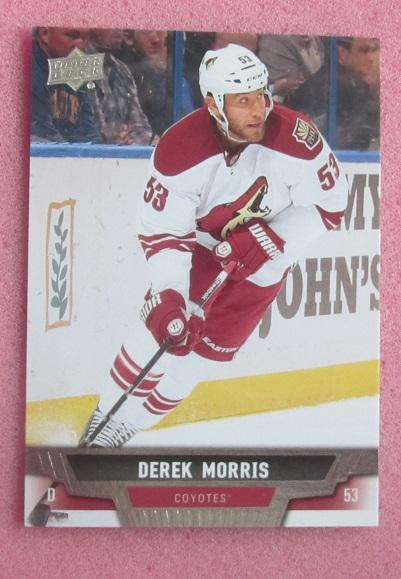 НХЛ Дерек Моррис Финикс Койотис № 158