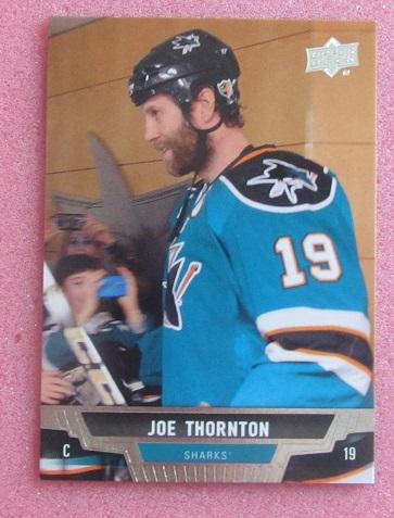 НХЛ Джо Торнтон Сан-Хосе Шаркс № 190