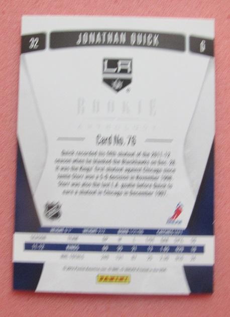 НХЛ Джонатан Куик Лос-Анжелес Кингз № 76 1
