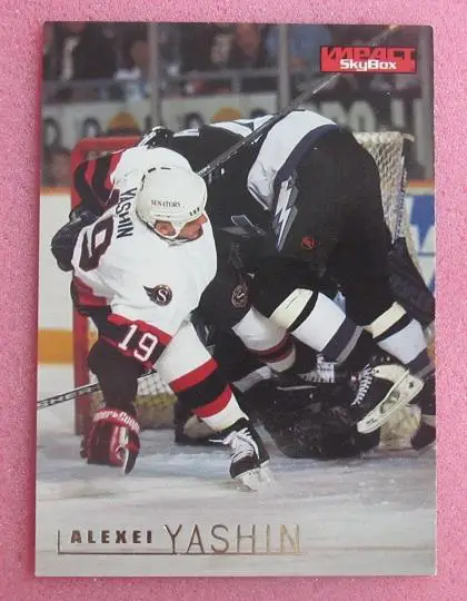 НХЛ Алексей Яшин Оттава Сенаторз Свердловск Динамо Москва ЦСКА Ярославль №122