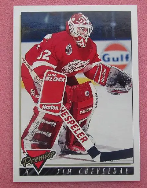 НХЛ Тим Шевелде Детройт Ред Уингз № 66