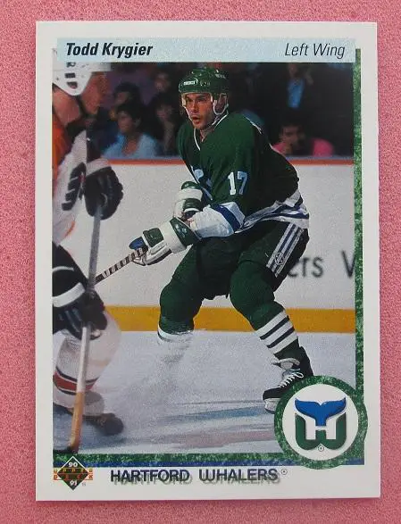 НХЛ Тодд Кригер Хартфорд Уэйлерз № 417