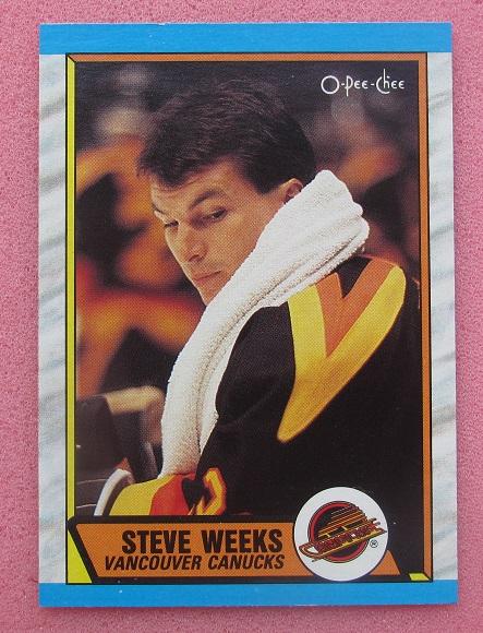 НХЛ Стив Уикс Ванкувер Кэнакс № 285