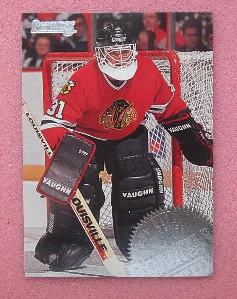 НХЛ Джефф Хэкетт Чикаго Блэкхокс № 35