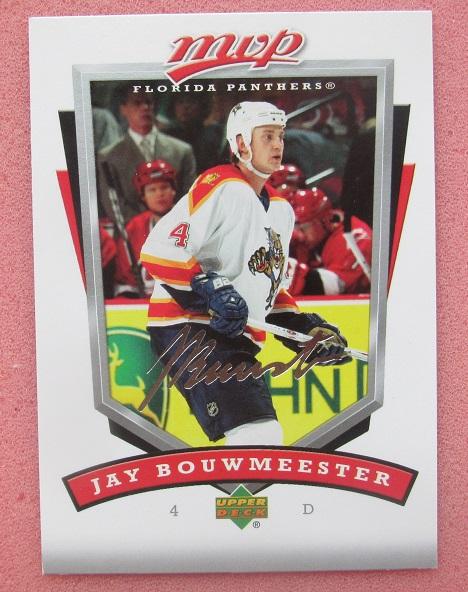 НХЛ Джей Боумистер Сент-Луис Блюз № 130 автограф
