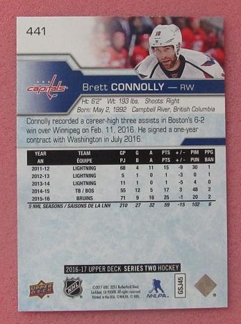 НХЛ Бретт Коннолли Вашингтон Кэпиталз № 441 1