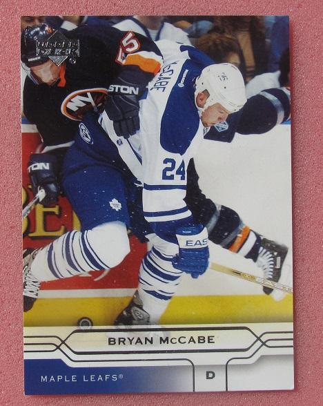 НХЛ Брайан Маккейб Торонто Мэйпл Лифс № 165
