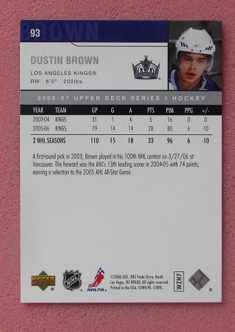 НХЛ Дастин Браун Лос-Анжелес Кингз № 93 1