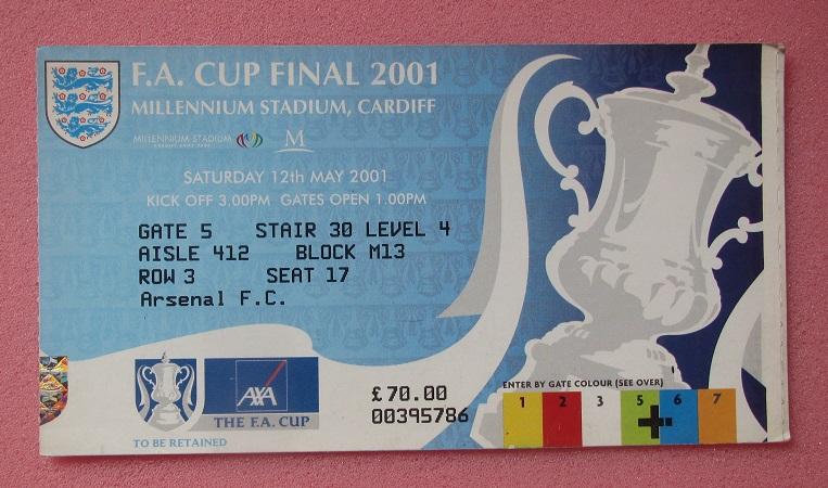 Финал Кубка Англии 2001 года Арсенал - Ливерпуль Англия 12.05.2001