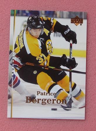 НХЛ Патрис Бержерон Бостон Брюинз № 162