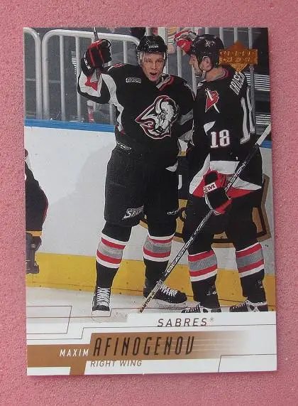 НХЛ Максим Афиногенов Баффало Сейбрз Динамо Москва СКА Витязь № 23