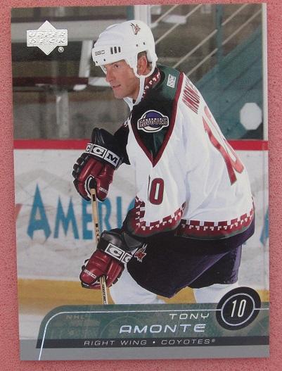 НХЛ Тони Амонте Финикс Койотис № 136