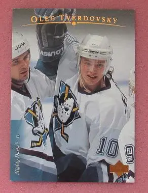 НХЛ Олег Твердовский Анахайм Майти Дакс Крылья Советов Москва Омск Уфа № 408