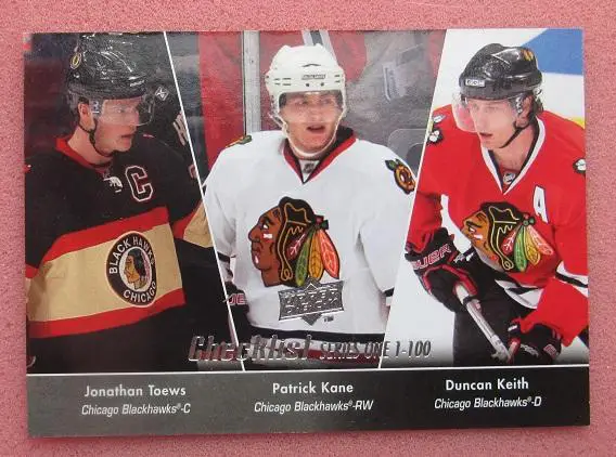 НХЛ Джонатан Тэйвз Патрик Кейн Патрик Кейн Чикаго Блэкхокс № 199 чек-лист