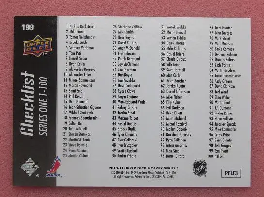 НХЛ Джонатан Тэйвз Патрик Кейн Патрик Кейн Чикаго Блэкхокс № 199 чек-лист 1