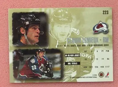 НХЛ Клод Лемье Колорадо Эвеланш № 223 1