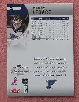 НХЛ Мэнни Легаси Сент-Луис Блюз Химик Воскресенск № 27 1