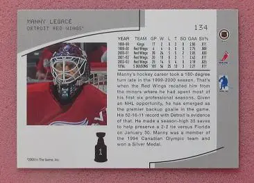 НХЛ Мэнни Легаси Детройт Ред Уингз № 134 1