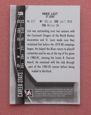 НХЛ Майк Лиут Сент-Луис Блюз № 130 1