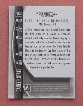 НХЛ Рон Хекстолл Филадельфия Флайерз № 143 1