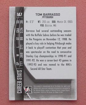 НХЛ Том Баррассо Питтсбург Пингвинз № 147 1