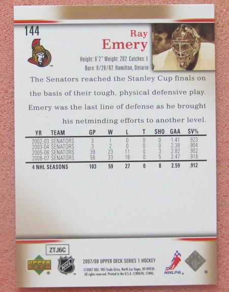 НХЛ Рэй Эмери Оттава Сенаторз Атлант Мытищи № 144 1