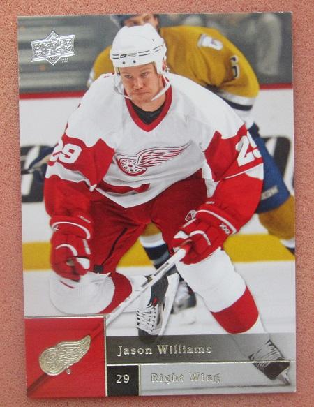 НХЛ Джейсон Уильямс Детройт Ред Уингз № 375
