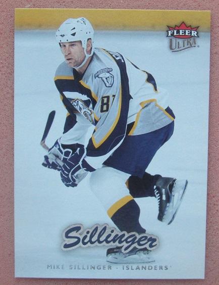 НХЛ Майк Силлинджер Нью-Йорк Айлендерс № 126