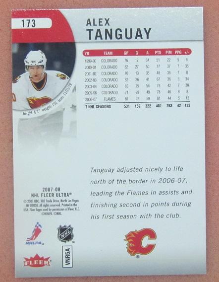 НХЛ Алекс Тангуэй Калгари Флеймз № 173 1