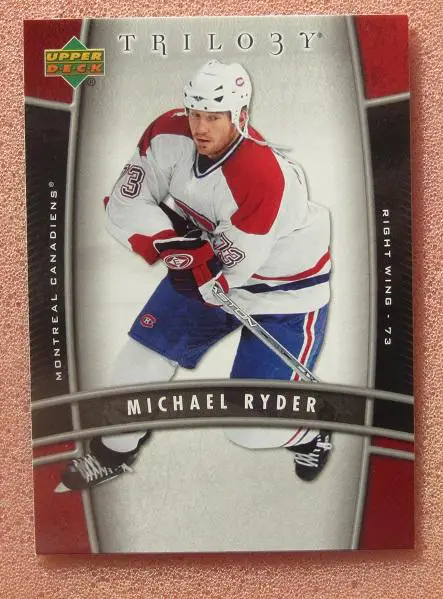 НХЛ Майкл Райдер Мореаль Канадиенс № 53