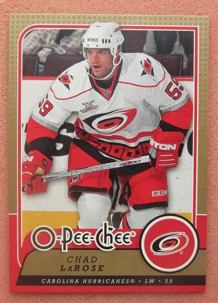 НХЛ Чед Лароз Каролина Харрикейнз № 52