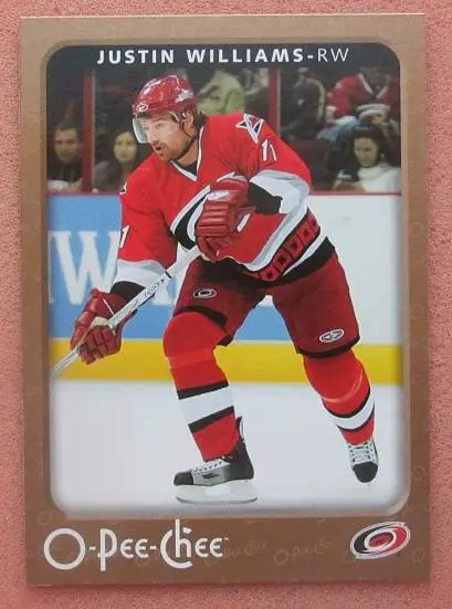 НХЛ Джастин Уильямс Каролина Харрикейнз № 98