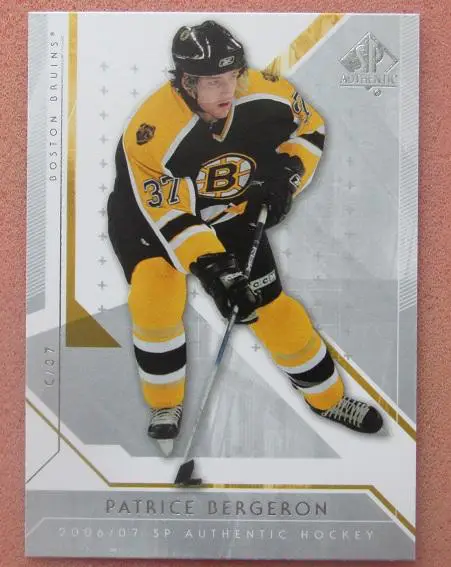 НХЛ Патрис Бержерон Бостон Брюинз № 92