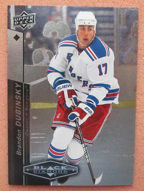 НХЛ Брендон Дубински Нью-Йорк Рейнджерс № 19