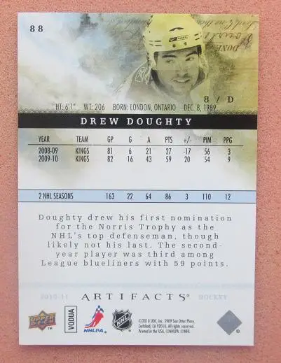 НХЛ Дрю Даути Лос-Анжелес Кингз № 88 1